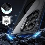 Carcasa ESR Classic Hybrid Halolock MagSafe compatibila cu Samsung Galaxy S25 Ultra Clear/Black 6 - lerato.ro