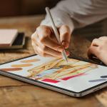 Set 2 folii protectie transparente ESR Paper Feel compatibil cu iPad Air 6 2024 Matte Clear 7 - lerato.ro
