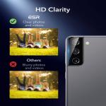 Folie sticla camera foto ESR compatibila cu Samsung Galaxy S21 Plus Black 2-Pack