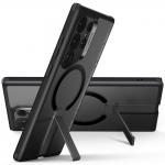 Carcasa ESR Flickstand Boost Halolock MagSafe compatibila cu Samsung Galaxy S24 Ultra Frosted Black 2 - lerato.ro
