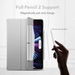 Set husa si folie de protectie ESR Ascend Trifold compatibil cu iPad Pro 11 inch 2021 Grey 8 - lerato.ro