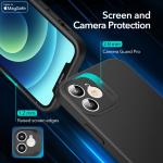 Carcasa ESR Cloud Soft compatibila cu iPhone 12, MagSafe, Black 4 - lerato.ro