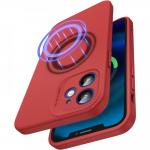 Carcasa ESR Cloud Soft compatibila cu iPhone 12, MagSafe, Red