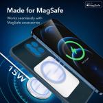Carcasa ESR Cloud Soft compatibila cu iPhone 12 Pro Max, MagSafe, Blue