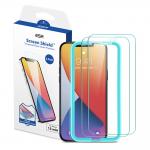 Folie protectie transparenta Case Friendly ESR Tempered Glass iPhone 12/12 Pro 2-Pack