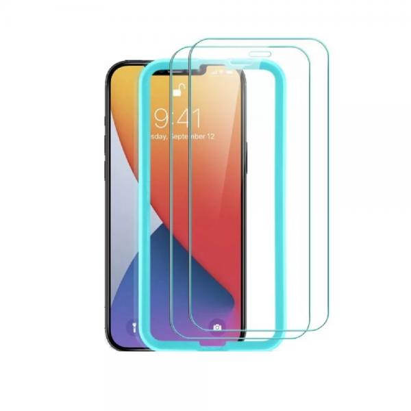 Folie protectie transparenta Case Friendly ESR Tempered Glass iPhone 12/12 Pro 2-Pack 1 - lerato.ro