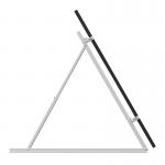 Suport ajustabil pentru panouri solare, Compatibilitate 2x panou 400W / 4x panou 100W, Silver 3 - lerato.ro