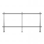 Suport ajustabil pentru panouri solare, Compatibilitate 2x panou 400W / 4x panou 100W, Silver 4 - lerato.ro