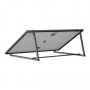 Suport ajustabil pentru panouri solare, Compatibil cu un panou de 400W, Unghi ajustare 20-75 grade, Gri