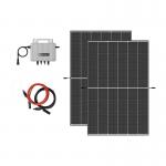 Kit fotovoltaic EcoFlow Stream Easy, 1040W, 2x panou solar EcoFlow Trina Solar, 1x Microinvertor EcoFlow Stream 800 W, 2x Cablu MC4, Negru 2 - lerato.ro