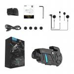 Interfon motocicleta EJEAS K1 Pro, Distanta de pana la 1000m, Camere video inegrata, Bluetooth 5.1, 2100mAh, Autonomie 17h, IP67, Negru 3 - lerato.ro