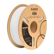 Filament pentru imprimanta 3D ELEGOO, ASA, Viteza printare de pana la 270 mm/s, 1 kg, Alb