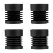 Set de 4 picioare anti-vibratii pentru imprimante 3D ELEGOO, Negru