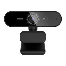 Camera Web EMEET SmartCam Nova, 4K / 30 FPS, Microfon integrat, ideala pentru birou, Rotire 360 grade, Negru