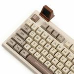Tastatura mecanica Epomaker RT100, Wireless, Bluetooth, USB-C, Switch-uri Liniar Wisteria, Bej 5 - lerato.ro