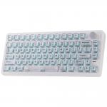 Tastatura mecanica Epomaker HE75 V2, Wireless, Bluetooth, USB-C, Switch-uri Creamy Jade HE, Alb 3 - lerato.ro