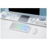 Tastatura mecanica Epomaker HE75 V2, Wireless, Bluetooth, USB-C, Switch-uri Creamy Jade HE, Alb 14 - lerato.ro