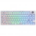 Tastatura mecanica Epomaker HE75 V2, Wireless, Bluetooth, USB-C, Switch-uri Creamy Jade HE, Alb 6 - lerato.ro