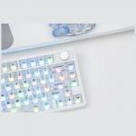 Tastatura mecanica Epomaker HE75 V2, Wireless, Bluetooth, USB-C, Switch-uri Creamy Jade HE, Alb 11 - lerato.ro