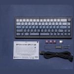 Tastatura mecanica Epomaker Split 65, Wireless, Bluetooth, USB-C, Switch-uri Linear Switch V1, Negru 17 - lerato.ro