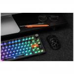 Tastatura mecanica Epomaker TH80 V2, Wireless, Bluetooth, USB-C, Switch-uri Creamy Jade, Negru 22 - lerato.ro