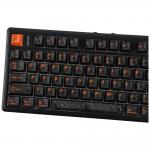Tastatura mecanica Epomaker TH80 V2, Wireless, Bluetooth, USB-C, Switch-uri Creamy Jade, Negru 9 - lerato.ro