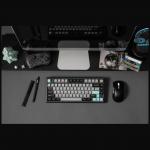 Tastatura mecanica Epomaker TH80 V2 Pro, Wireless, Bluetooth, USB-C, Switch-uri Creamy Jade, Negru 18 - lerato.ro