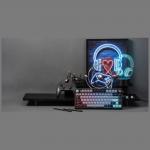 Tastatura mecanica Epomaker TH80 V2 Pro, Wireless, Bluetooth, USB-C, Switch-uri Creamy Jade, Negru 20 - lerato.ro