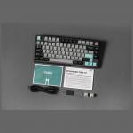 Tastatura mecanica Epomaker TH80 V2 Pro, Wireless, Bluetooth, USB-C, Switch-uri Creamy Jade, Negru 29 - lerato.ro