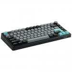 Tastatura mecanica Epomaker TH80 V2 Pro, Wireless, Bluetooth, USB-C, Switch-uri Creamy Jade, Negru 6 - lerato.ro