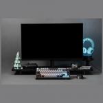 Tastatura mecanica Epomaker TH80 V2, Wireless, Bluetooth, USB-C, Switch-uri Creamy Jade, Negru 13 - lerato.ro
