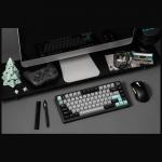 Tastatura mecanica Epomaker TH80 V2, Wireless, Bluetooth, USB-C, Switch-uri Creamy Jade, Negru 19 - lerato.ro