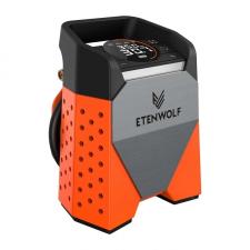 Accesorii auto, Compresor auto portabil Etenwolf S3, 11.03 BAR, 160 PSI, Capacitate 22 L/min, 7800mAh, Portocaliu, lerato.ro