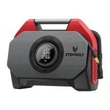 Accesorii auto, Compresor auto portabil Etenwolf S6 SE, 11.03 BAR, 160 PSI, Capacitate 42 L/min, 15600mAh, USB-C, Rosu, lerato.ro