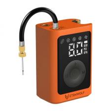 Pompa electrica portabila pentru mingi Etenwolf P300 Plus, Functie de dezumflare, Presiune 17 PSI, Debit maxim 6.5 l/min, 3200mAh, USB-C, Portocaliu