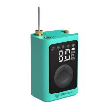 Pompa electrica portabila pentru mingi Etenwolf P300, Functie de dezumflare, Presiune 17 PSI, Debit maxim 6.5 l/min, 2600mAh, USB-C, Albastru
