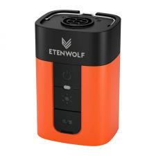 Pompa electrica portabila Etenwolf AIR 5 Pro, Functie de dezumflare, Presiune 0.65 PSI, Debit maxim 720 l/min, 10400mAh, USB-C, Portocaliu