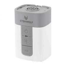 Pompa electrica portabila Etenwolf AIR 5 Pro, Functie de dezumflare, Presiune 0.65 PSI, Debit maxim 720 l/min, 10400mAh, USB-C, Alb
