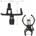 Suport bidon apa pentru trotineta / bicicleta, Aluminiu, Negru 5 - lerato.ro