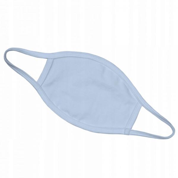 Masca de protectie reutilizabila FDTwelve A1, Bumbac, 2 straturi, Albastru 1 - lerato.ro