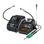 Statie de lipit FNIRSI DWS-200-245F, 200W, Temperatura reglabila 100-450°C, Afisaj TFT 2.8 inch, Negru 3 - lerato.ro