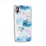 Carcasa Forcell Marble Samsung Galaxy A10 (2019) Palm Leaves 4 - lerato.ro