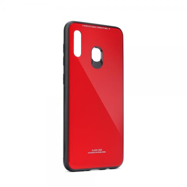 Carcasa Forcell Glass Samsung Galaxy A30 (2019) Red 1 - lerato.ro