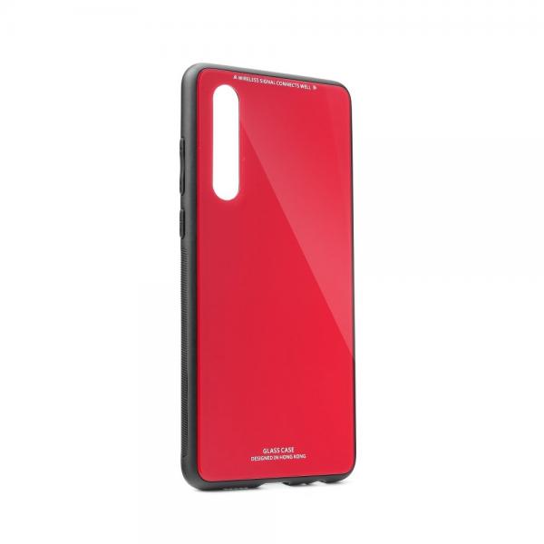Carcasa Forcell Glass Huawei P30 Red 1 - lerato.ro