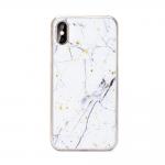 Carcasa Forcell Marble Huawei Y6 (2019) White