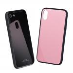 Carcasa Forcell Glass iPhone XS Max Pink 6 - lerato.ro