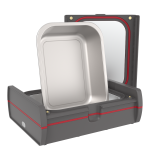 Caserola alimentara smart Faitron HeatsBox Pro, Incalzire alimente, Putere 100W, Capacitate 925ml, Greutate 800g, 220 × 179 × 73 mm, Incarcare priza, Gri 5 - lerato.ro