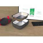 Caserola alimentara smart Faitron HeatsBox Style Plus, Incalzire alimente, Putere 100W, Capacitate 925ml, Greutate 800g, 222 × 166 × 78 mm, Incarcare priza, Aplicatie Android / iOS, Gri 6 - lerato.ro