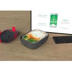 Caserola alimentara smart Faitron HeatsBox Style Plus, Incalzire alimente, Putere 100W, Capacitate 925ml, Greutate 800g, 222 × 166 × 78 mm, Incarcare priza, Aplicatie Android / iOS, Gri 11 - lerato.ro