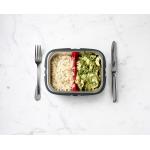 Caserola alimentara smart Faitron HeatsBox Style, Incalzire alimente, Putere 100W, Capacitate 925ml, Greutate 800g, 222 × 166 × 78 mm, Incarcare priza, Gri 11 - lerato.ro